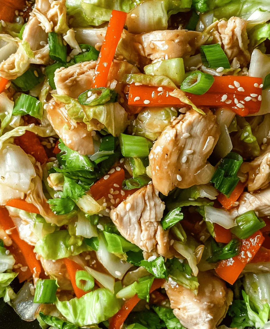 Discover the vibrant flavors and textures of Wok-Tastic Chinese Chicken Cabbage Stir-Fry, a dish that beautifully encapsulates the essence of Asian cuisine. With its harmonious blend of tender chicken, crisp vegetables, and a delectable sauce, this recipe offers a quick and easy one-pan meal that delights the palate and nourishes the body. In today’s fast-paced world, where time is often of the essence, stir-frying has emerged as a popular cooking method that not only preserves the natural integrity of ingredients but also delivers robust flavors in a fraction of the time compared to traditional cooking methods.