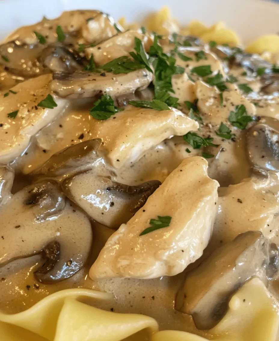 If you are seeking a comforting and hearty meal that warms both the heart and the stomach, look no further than Chicken Mushroom Stroganoff. This delightful dish combines tender chicken, earthy mushrooms, and a rich, creamy sauce that envelops your choice of pasta or rice, making it a perfect candidate for weeknight dinners or family gatherings. Its robust flavors and creamy texture not only satiate hunger but also provide a sense of nostalgia, reminiscent of cozy family meals around the dinner table.