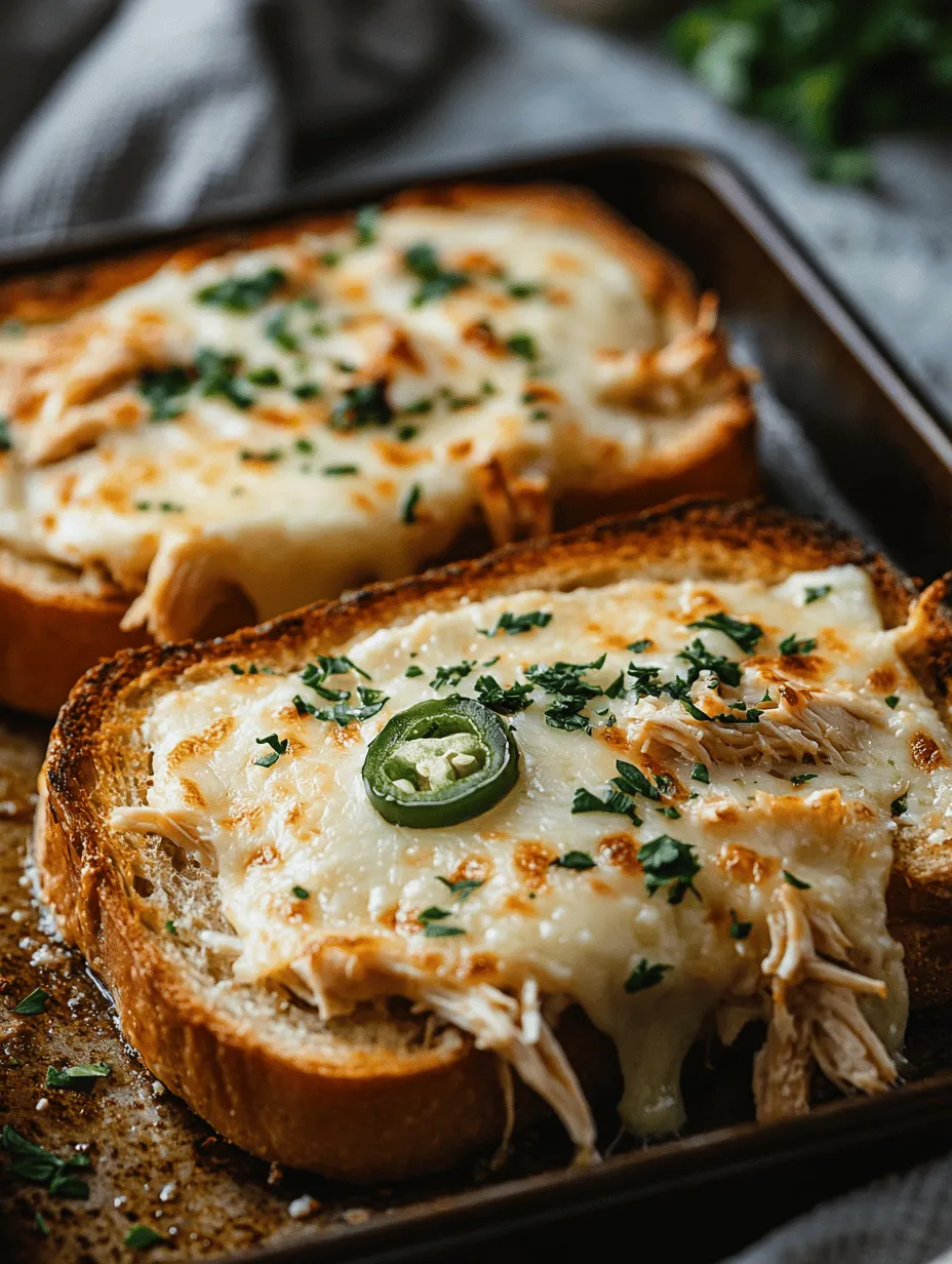 The Cheesy Chicken Garlic Bread Sandwich is a delightful fusion of flavors that brings together some of the most beloved comfort food elements in one scrumptious package. Imagine sinking your teeth into crispy, buttery garlic bread, only to discover a layer of succulent chicken and gooey melted cheese waiting inside. This sandwich is not just a meal; it’s a celebration of taste that can transform a mundane day into something special.