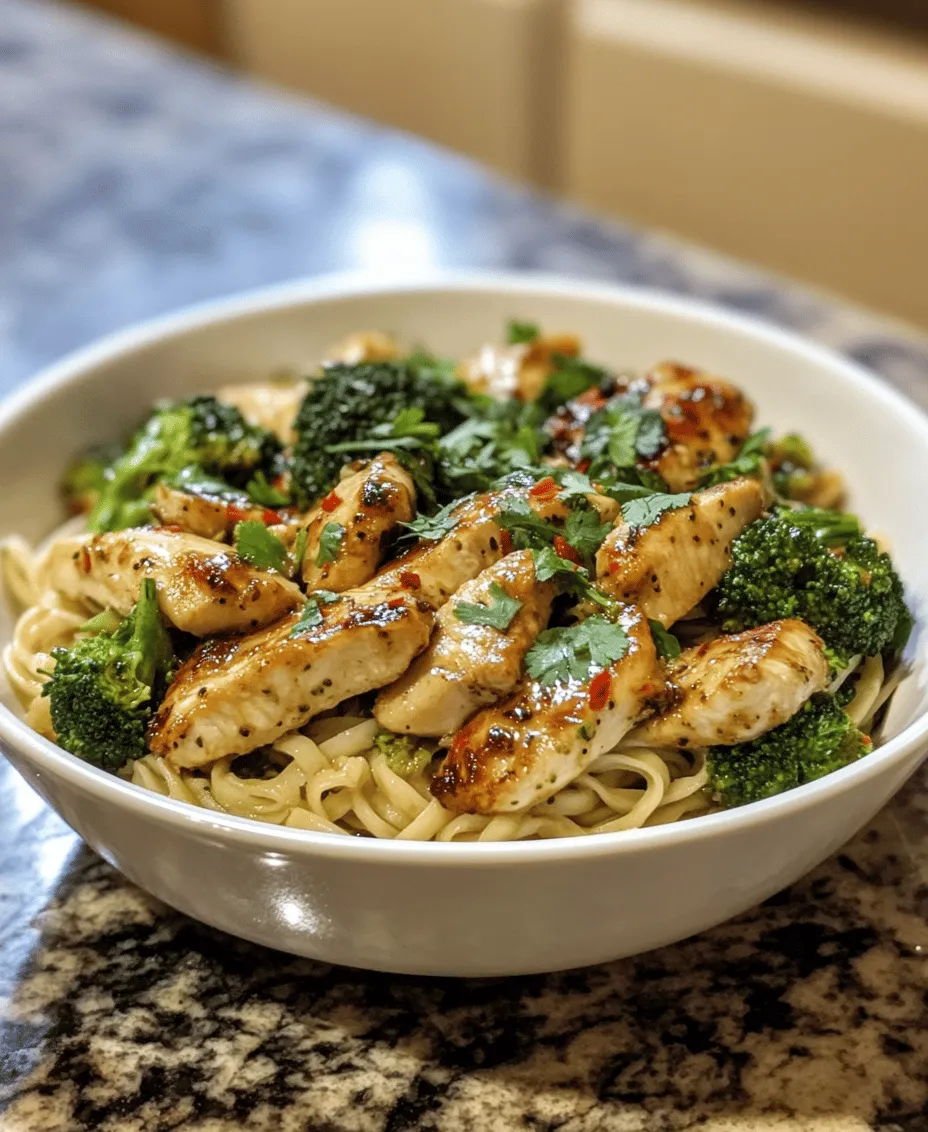 If you're on the lookout for a wholesome, satisfying meal that marries flavor with nutrition, look no further than Chicken Broccoli Rice Noodles. This dish is a delightful fusion of tender chicken, vibrant broccoli, and silky rice noodles, all tossed together in a savory sauce that will leave your taste buds singing. The appeal of this dish extends beyond its taste; it’s a complete meal packed with proteins, vitamins, and minerals, making it not just delicious but also a smart choice for health-conscious eaters.