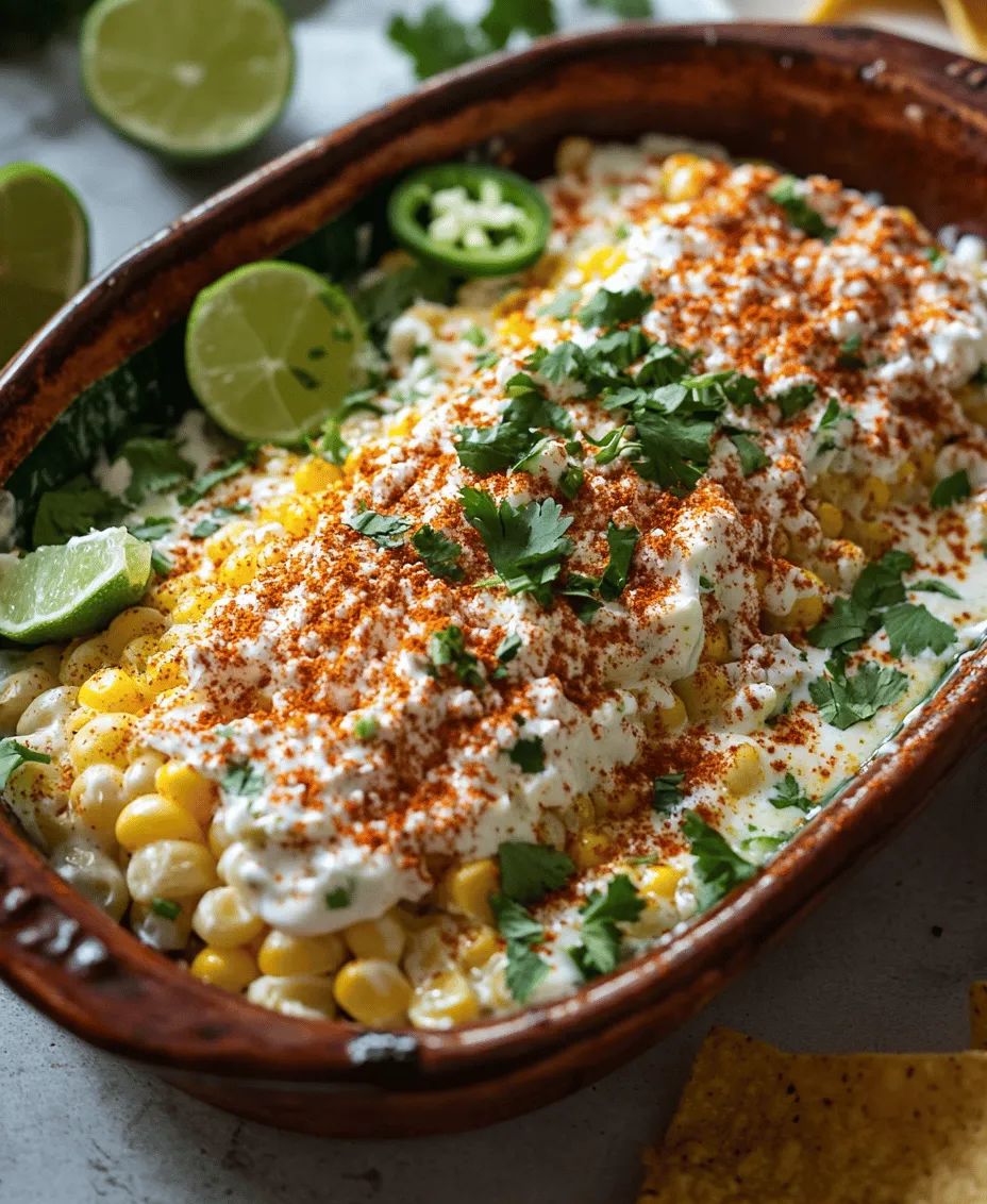 Mexican street corn, or 