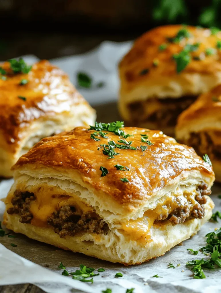 If you're on the lookout for a dish that perfectly embodies comfort food, look no further than Cheesy Beef Stuffed Biscuit Bombs. This delightful recipe combines the heartiness of ground beef with the creamy richness of cheese, all enveloped in a flaky biscuit dough. Whether you’re hosting a gathering, looking for a satisfying snack, or craving a comforting meal, these biscuit bombs are sure to impress. Their popularity stems from their versatility, making them an ideal choice for any occasion.