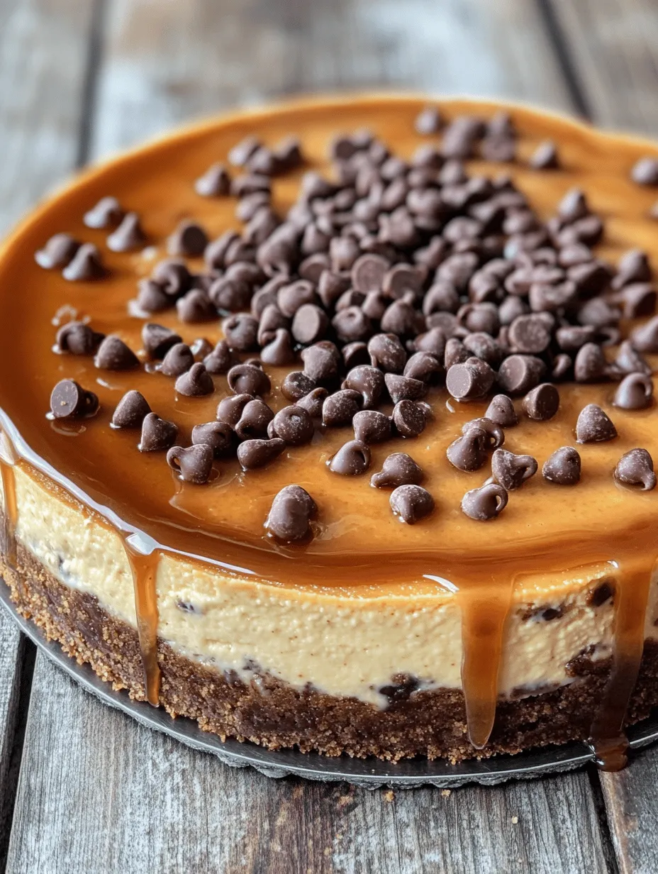 There’s something uniquely indulgent about a well-crafted cheesecake, and the Salted Caramel Chocolate Chip Cheesecake takes this beloved dessert to an entirely new level of decadence. Imagine a creamy, rich cheesecake adorned with luscious layers of salted caramel and dotted with generous helpings of chocolate chips. This dessert is not just a treat; it’s a celebration of flavors and textures that has won the hearts of many dessert enthusiasts around the world. Whether it’s a special occasion like a birthday, an anniversary, or simply a well-deserved treat at the end of a long week, this cheesecake is the perfect centerpiece that brings warmth and joy to any gathering.