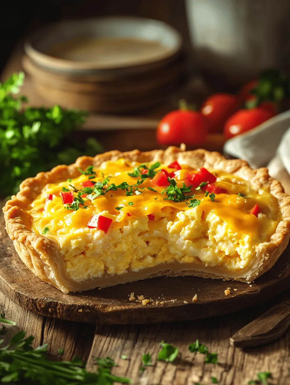 If you're looking for a fulfilling way to kickstart your day, breakfast pies are the perfect solution. These savory delights combine the rich flavors of eggs, vegetables, and a flaky crust, making them an ideal choice for a hearty morning meal. Breakfast pies not only offer a delicious way to enjoy your morning routine, but they also provide a convenient option for families or gatherings. You can prepare a large pie that serves several people, making it an excellent dish for brunches or weekend get-togethers.