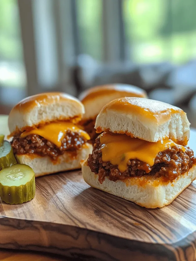 When it comes to hosting a gathering, finding the right food to serve can make all the difference. Enter Sloppy Joe sliders: a fun, easy, and utterly delicious party food that is sure to please a crowd. Perfectly sized for bite-sized indulgence, these mini sandwiches pack all the savory goodness of the classic Sloppy Joe into a manageable portion. Whether you're planning a birthday bash, a game day gathering, or a casual get-together, Sloppy Joe sliders offer a versatile option that can be enjoyed by everyone.