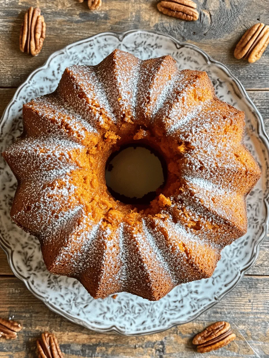 As the leaves change color and the air turns crisp, seasonal flavors start to take center stage in our kitchens. One standout recipe that captures the essence of autumn is the Sweet Potato Bundt Cake Delight. This moist and flavorful cake is not only a feast for the eyes but also a delightful addition to any gathering, whether it be a cozy family dinner or a festive holiday celebration. The unique combination of sweet potatoes and warm spices creates a treat that is both comforting and satisfying.