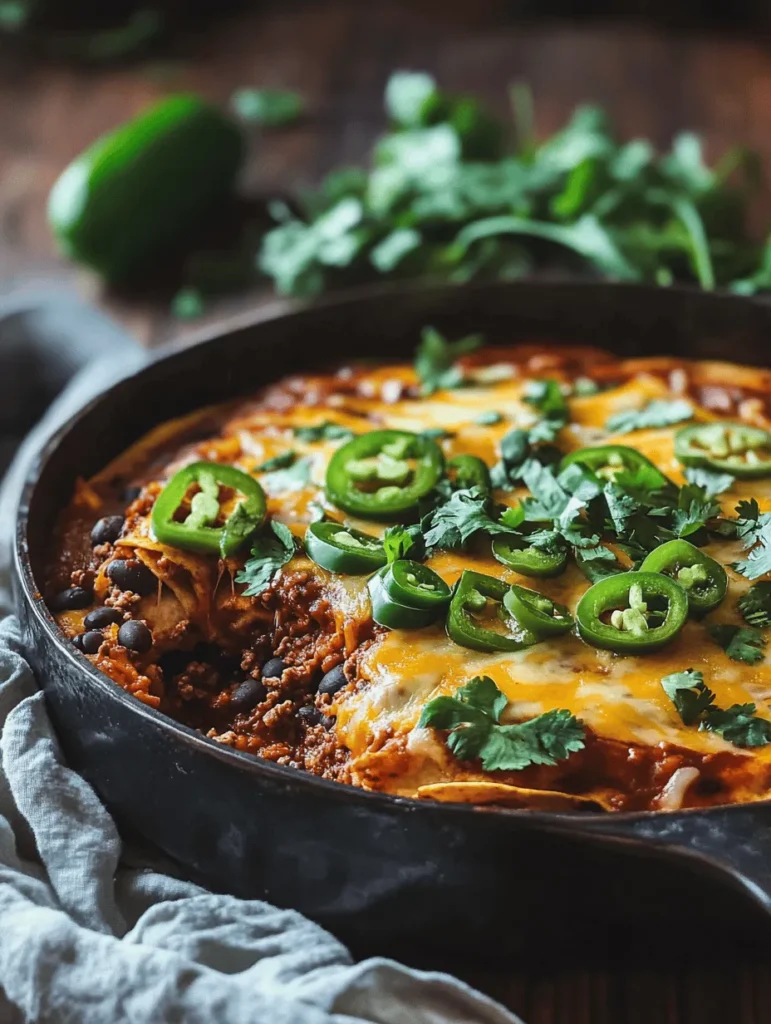 Enchiladas are a cherished staple of Mexican cuisine, celebrated for their versatility, rich flavors, and comforting appeal. These delicious rolled tortillas filled with savory ingredients are perfect for any occasion, from family dinners to festive gatherings. The ultimate ground beef enchiladas are particularly beloved for their hearty filling and zesty sauce, making them a crowd-pleaser at any table.