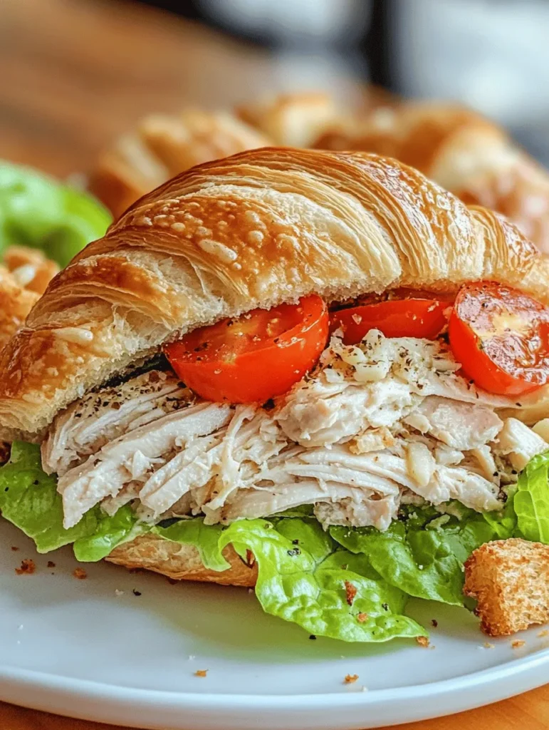 The Chicken Caesar Croissant Sandwich is a delightful fusion that brings together the timeless flavors of a classic Caesar salad and the buttery decadence of freshly baked croissants. This innovative sandwich is more than just a meal; it’s a culinary experience that caters to those craving something quick, easy, and satisfying. Whether you’re looking for a standout lunch option or a light dinner that doesn’t skimp on flavor, this sandwich is sure to impress.