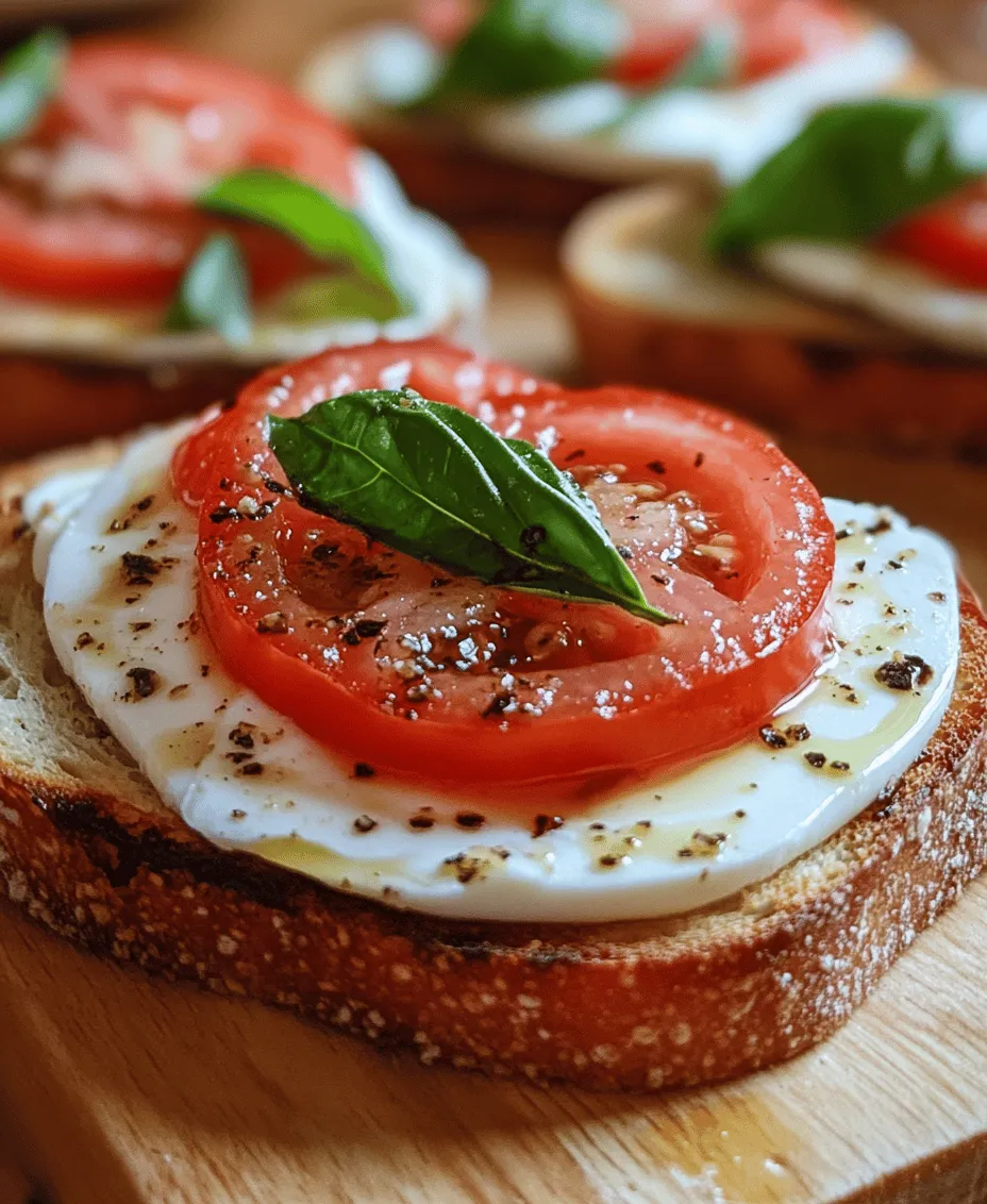 Caprese Toast is a delightful culinary creation that combines the classic flavors of the traditional Italian Caprese salad with the comforting texture of toasted bread. The origins of this dish can be traced back to the picturesque island of Capri, where the bright colors of the tomatoes, mozzarella, and basil reflect the stunning landscapes of Italy. This vibrant dish not only showcases the beauty of fresh ingredients but also emphasizes the simplicity of Italian cooking, where the quality of each component shines through.