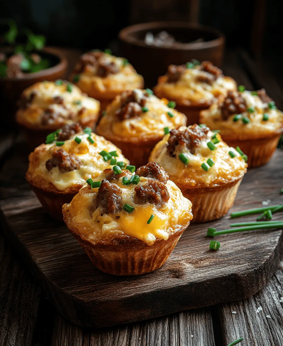 In the fast-paced world we live in, breakfast often becomes an overlooked meal, yet it remains one of the most important parts of our daily routine. For those seeking a quick yet satisfying option, look no further than Savory Sausage Egg and Cheese Muffins. These delightful muffins seamlessly blend the robust flavors of breakfast sausage, the creaminess of melted cheese, and the nourishment of eggs, all encased in a warm, portable form. Whether you’re rushing out the door or preparing for a leisurely brunch, these muffins serve as the perfect solution to start your day right.