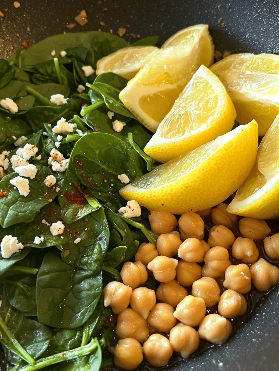 To fully appreciate Chickpeas & Baby Spinach Delight, it’s essential to explore the nutritional benefits of its primary ingredients. Each component not only contributes to the dish's delicious flavor but also enhances its overall health benefits.