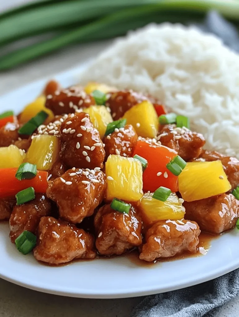 Sweet and Sour Pork Delight is a vibrant dish that captivates the senses with its bold flavors and appealing presentation. The balance of sweetness and tanginess, combined with the tender texture of pork, makes this dish a beloved favorite among families and food enthusiasts alike. Whether served over a bed of fluffy rice or alongside fresh vegetables, Sweet and Sour Pork Delight transforms an ordinary meal into a culinary celebration.