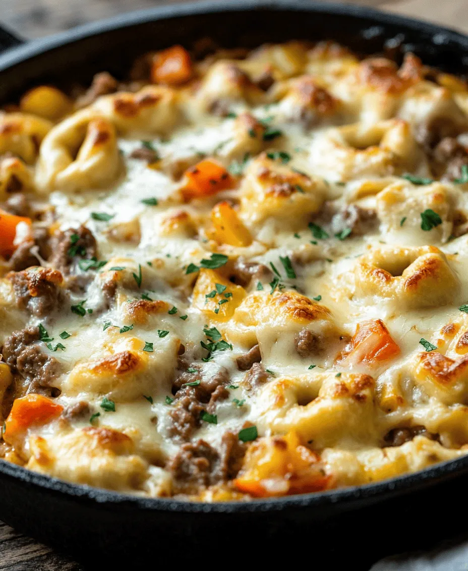 If you're on the hunt for a dish that effortlessly combines comfort and flavor, look no further than the Philly Cheesesteak Tortellini Bake. This indulgent recipe marries the iconic flavors of a classic Philly cheesesteak with the delightful richness of cheesy tortellini, creating a mouthwatering dish that is sure to please everyone at your dinner table. Perfect for family dinners or gatherings with friends, this bake offers the heartiness of a traditional cheesesteak while being surprisingly easy to prepare, making it an ideal choice for busy weeknights or laid-back weekends.