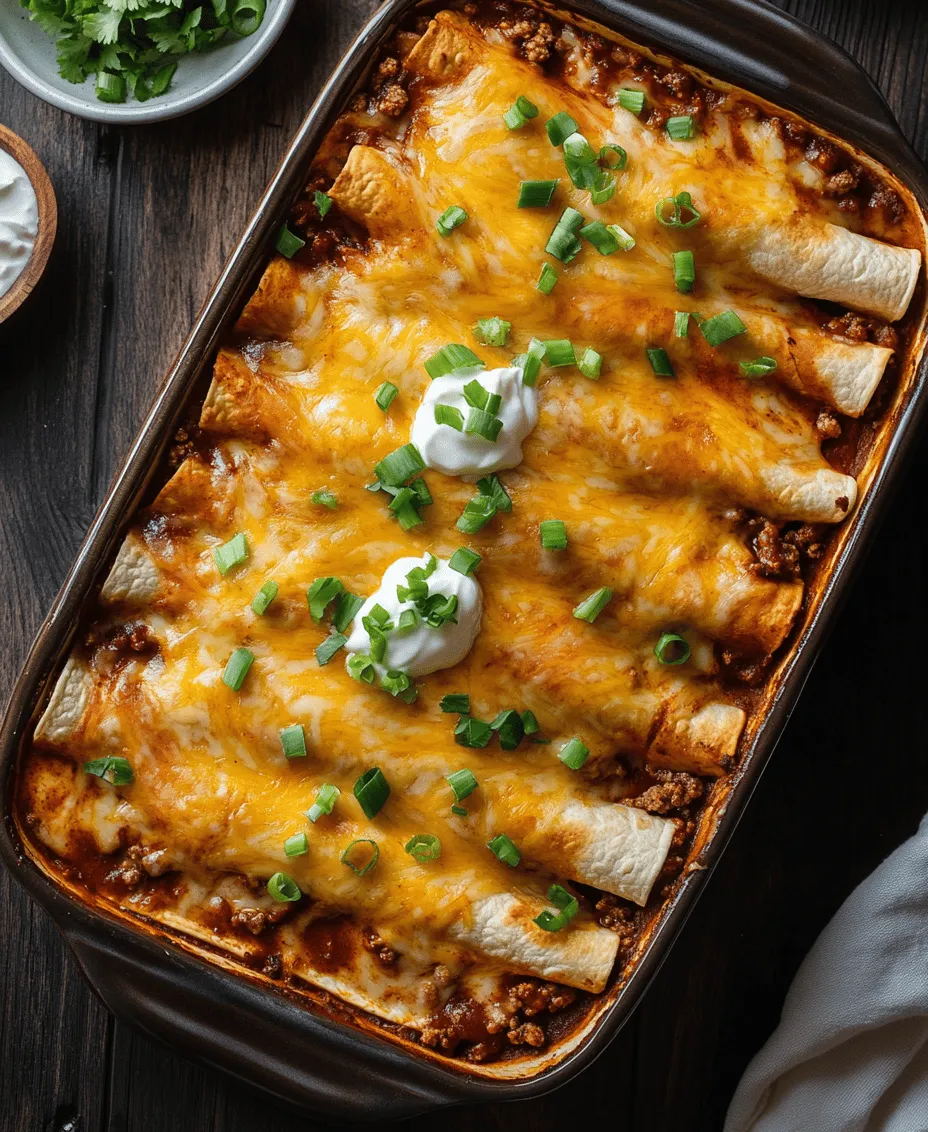 Enchiladas are a classic dish that embodies the heart and soul of Mexican cuisine. They are adored for their comforting, savory flavors and their ability to cater to a variety of palates. Whether served at a festive gathering or enjoyed on a quiet weeknight, enchiladas bring warmth and satisfaction to the table. What makes them even more appealing is their versatility; you can fill them with a myriad of ingredients, from beans to chicken, and they can easily accommodate various dietary preferences.