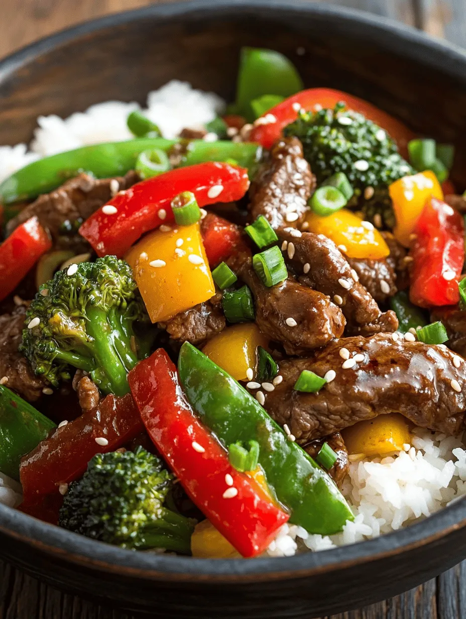 Welcome to the culinary adventure that is the Sizzling Beefy Bliss Stir Fry! This vibrant and flavorful dish has become a staple in homes around the world, thanks to its quick preparation, delicious taste, and versatility. Packed with protein, colorful vegetables, and a medley of savory sauces, this stir-fry is not just a meal; it’s an experience that brings the whole family together at the dinner table.