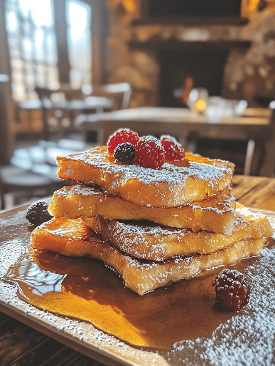 Understanding the origins of French toast can enhance your appreciation for this dish. While often associated with its namesake country, variations of French toast have existed throughout history in different cultures. The earliest known recipe dates back to the Roman Empire, where bread was soaked in a mixture of milk and egg before being fried. This practical use of stale bread allowed households to minimize waste and create a filling meal.