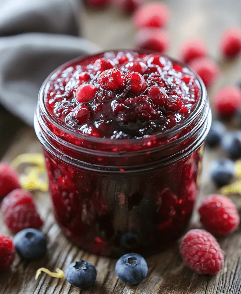 To create the best Very Berry Cranberry Sauce, it’s essential to understand the role each ingredient plays in this delightful recipe. Each component contributes to the overall flavor, texture, and nutritional profile of the sauce.