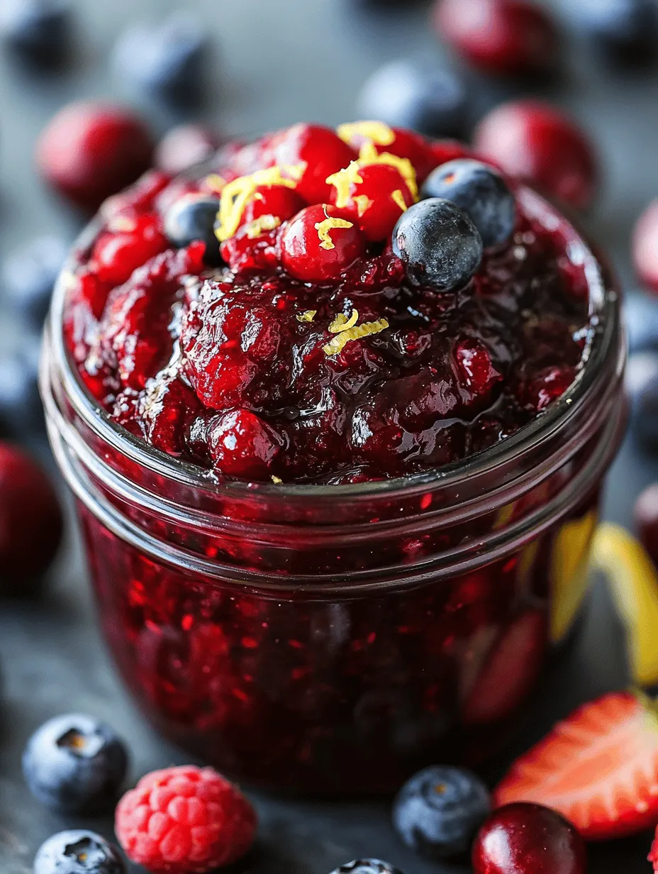 To create the best Very Berry Cranberry Sauce, it’s essential to understand the role each ingredient plays in this delightful recipe. Each component contributes to the overall flavor, texture, and nutritional profile of the sauce.