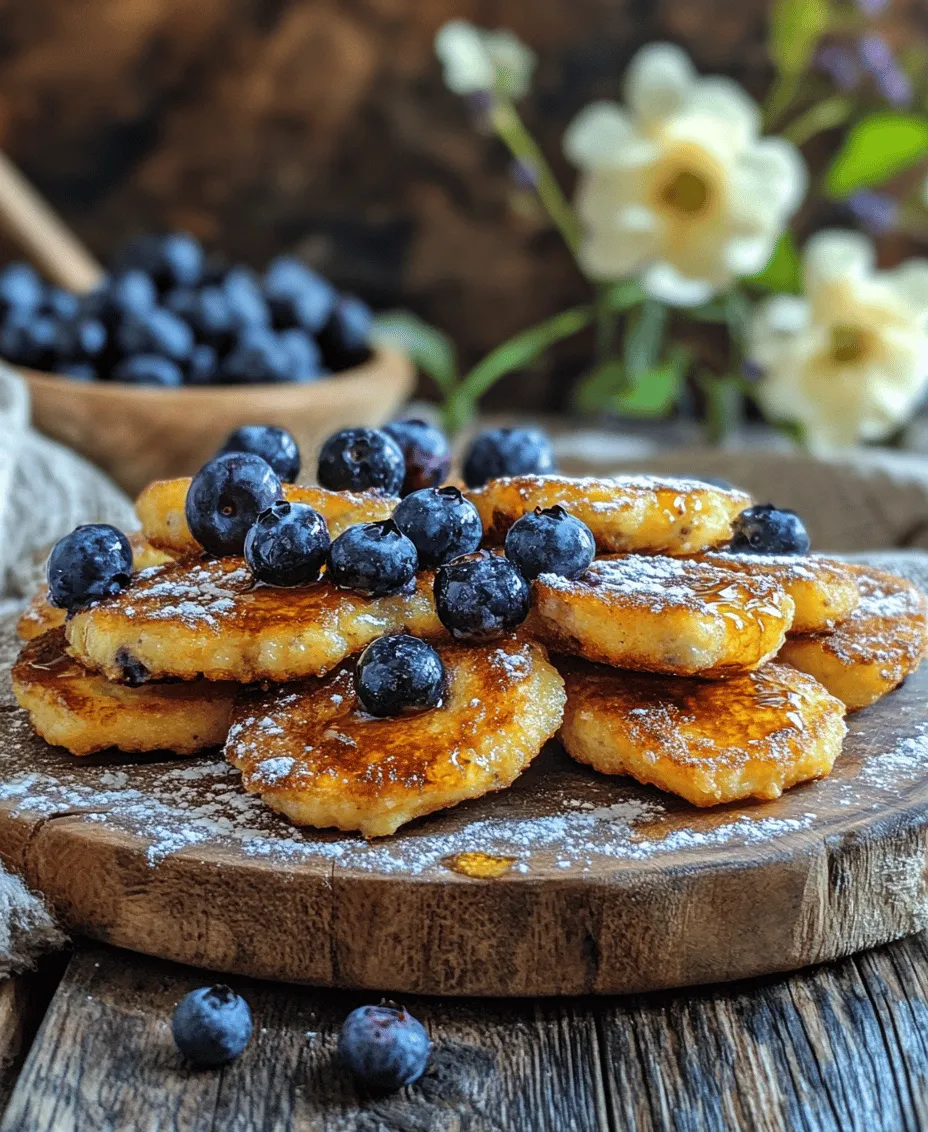 Incorporating healthy ingredients into our meals is a delightful way to nourish our bodies while still enjoying delicious flavors. One such recipe that beautifully combines health and indulgence is the Blueberry Greek Yogurt Fritters. These delightful fritters are not only simple to prepare but are also packed with nutritious ingredients like fresh blueberries and Greek yogurt. With their vibrant color and irresistible taste, they're perfect for breakfast, a snack, or even dessert.