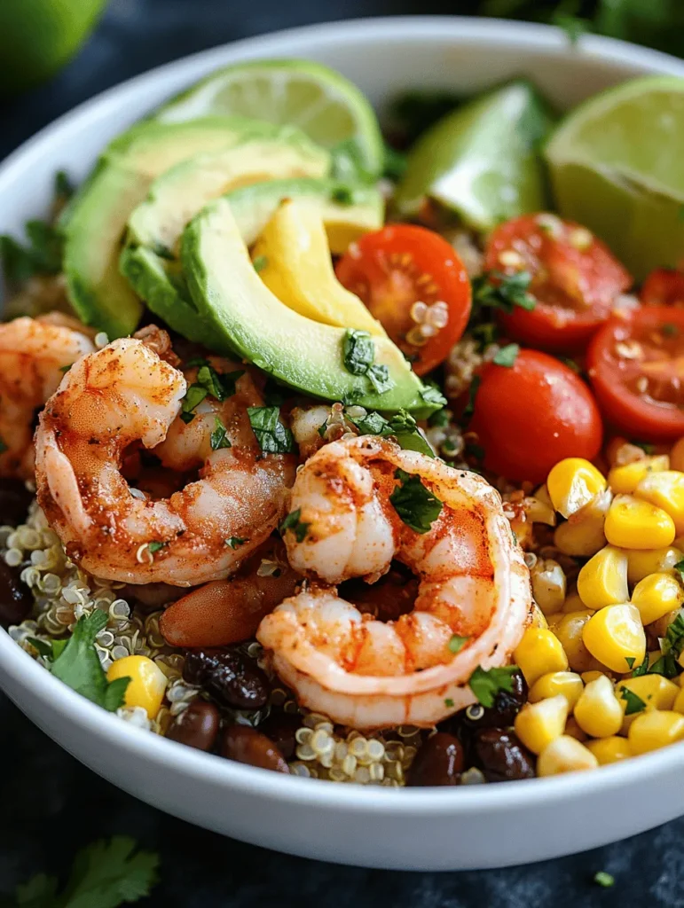 The Easy Chipotle Lime Shrimp Bowl is a culinary delight that caters to flavor enthusiasts who appreciate a burst of zest in their meals. This dish is not only a feast for the taste buds but also a vibrant and healthful option that fits seamlessly into busy weeknights or casual gatherings. With its combination of succulent shrimp, spicy chipotle, fresh lime, and a medley of colorful ingredients, this bowl is designed to satisfy cravings while nourishing the body.