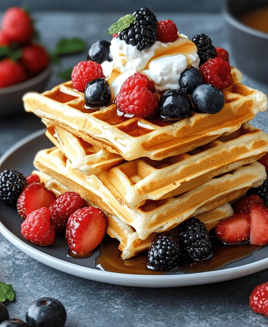 In today's fast-paced world, many of us are on the lookout for quick, nutritious meals that can fuel our busy lifestyles. Enter the Protein-Packed Power Waffles: a delicious, health-conscious breakfast option that not only satisfies your hunger but also boosts your protein intake. These waffles are not just a trendy breakfast item; they represent a growing shift towards health-conscious eating, where individuals are increasingly aware of the importance of nutrition in their daily lives.
