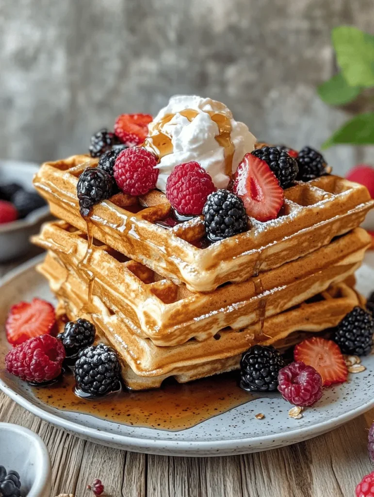In today's fast-paced world, many of us are on the lookout for quick, nutritious meals that can fuel our busy lifestyles. Enter the Protein-Packed Power Waffles: a delicious, health-conscious breakfast option that not only satisfies your hunger but also boosts your protein intake. These waffles are not just a trendy breakfast item; they represent a growing shift towards health-conscious eating, where individuals are increasingly aware of the importance of nutrition in their daily lives.