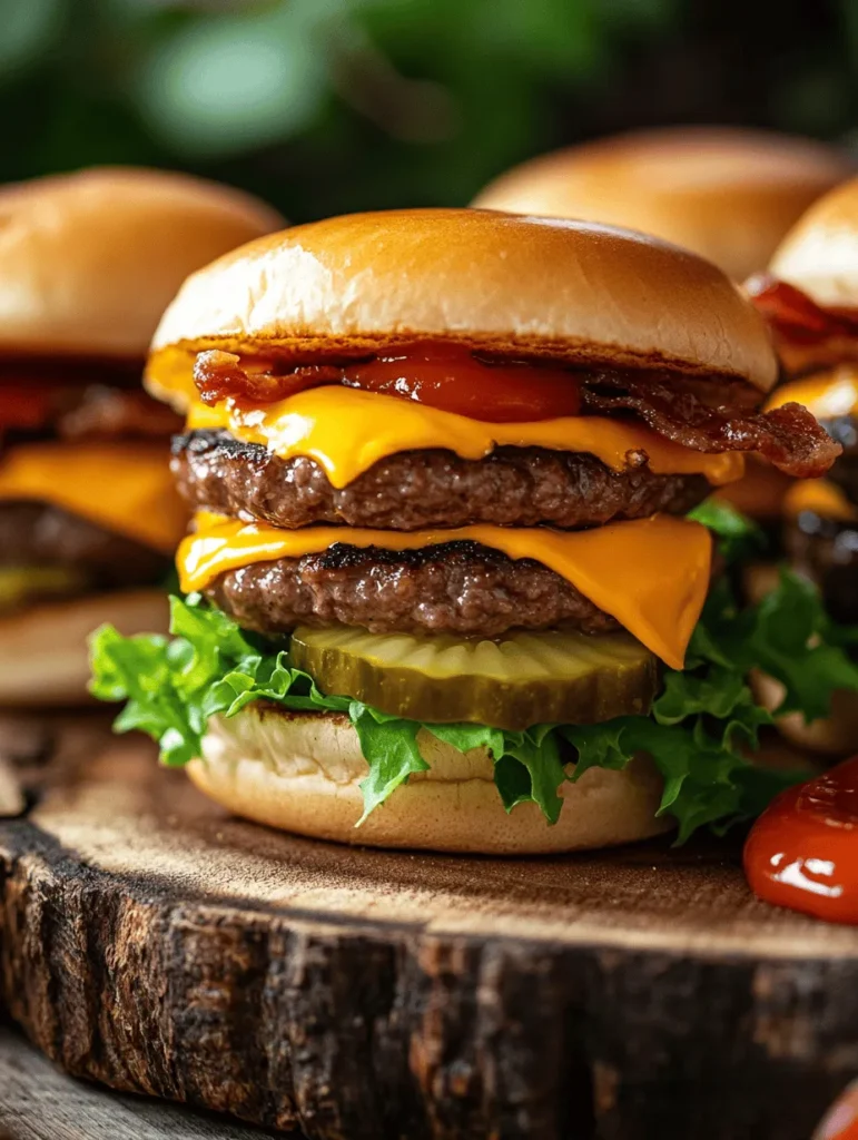 Mini beef bacon cheeseburgers are the epitome of indulgence, combining juicy ground beef, crispy bacon, and creamy cheese into a compact form that tantalizes the taste buds. Beyond simply satisfying hunger, this recipe is about creating an unforgettable culinary experience that will leave your guests clamoring for seconds (or thirds!). The combination of textures—from the tender beef to the crunchy bacon—is a symphony of flavor that dances on the palate.