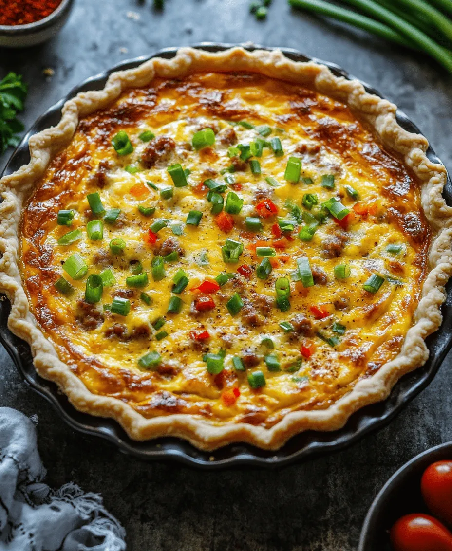 Quiche is one of those delightful dishes that effortlessly combines elegance with comfort. This versatile dish hails from France and has made its way into kitchens worldwide, beloved for its ability to adapt to any occasion, be it breakfast, brunch, lunch, or dinner. Offering a perfect balance between a flaky crust and a creamy filling, quiche can be both a showcase of gourmet flavors or a simple, homey meal. One standout variation that has captured the hearts—and palates—of many is the Mississippi Sin Quiche.