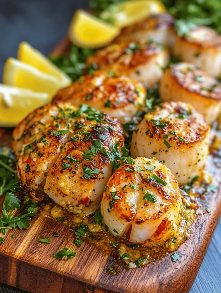 Garlic Butter Lobster Scallops is a culinary masterpiece that marries the richness of lobster with the tender sweetness of scallops, all enveloped in a luscious garlic butter sauce. This dish not only tantalizes the taste buds but also provides an elegant presentation that makes it perfect for special occasions or simply elevating a weeknight dinner to something extraordinary. The secret to achieving a delightful flavor in this dish lies in the quality of the ingredients used; fresh seafood, aromatic garlic, and rich butter work together to create a symphony of flavors that is sure to impress.