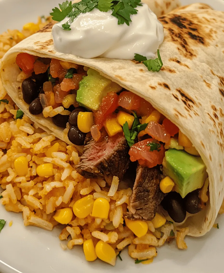 The success of any dish lies in its ingredients, and the Sizzling Steak Burrito Fiesta is no exception. Each component plays a crucial role in creating a harmonious blend of flavors that will leave you craving more.