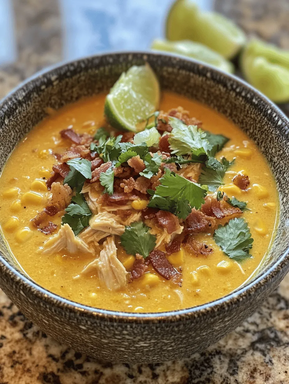 When the weather turns chilly or you simply crave a comforting bowl of soup, few dishes can compete with a warm, creamy soup that offers both richness and depth of flavor. Enter the Creamy Chipotle Chicken Corn Soup With Crispy Bacon—a dish that not only warms the soul but also tantalizes the taste buds. This exquisite soup combines the hearty essence of chicken, the sweetness of corn, and the smoky kick of chipotle peppers, creating a perfectly balanced bowl of comfort.