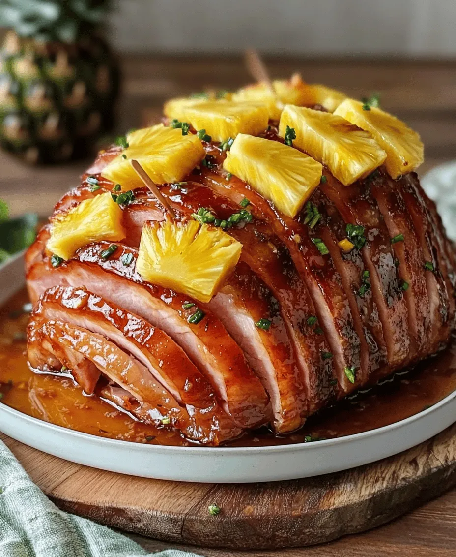 When it comes to festive meals, few dishes hold the same significance as a beautifully glazed ham. A staple for celebratory occasions, ham serves not only as a delicious main course but also as an impressive centerpiece that brings friends and family together around the table. Among the plethora of ham recipes, the Glazed Pineapple Delight Ham stands out for its perfect blend of sweet and savory flavors. This dish is an ideal choice for holidays, family gatherings, or any special occasion where you want to leave a lasting impression.