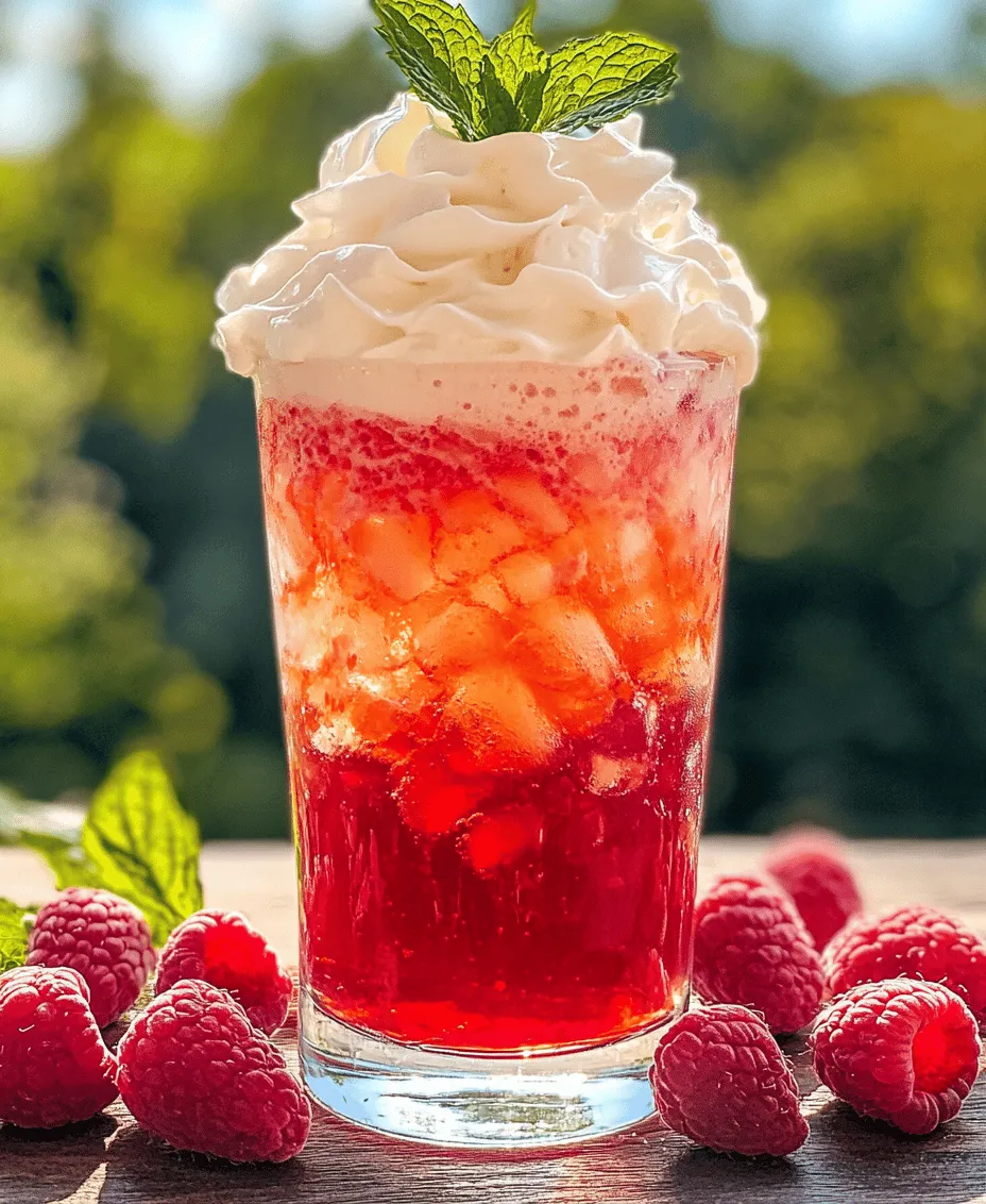Every great recipe starts with quality ingredients, and raspberry cream soda is no exception. Each component plays a vital role in creating this delightful drink, contributing to its flavor profile and overall experience. Let’s take a closer look at the key ingredients that make this beverage shine.