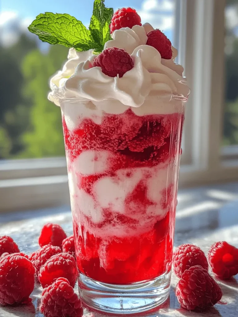 Every great recipe starts with quality ingredients, and raspberry cream soda is no exception. Each component plays a vital role in creating this delightful drink, contributing to its flavor profile and overall experience. Let’s take a closer look at the key ingredients that make this beverage shine.