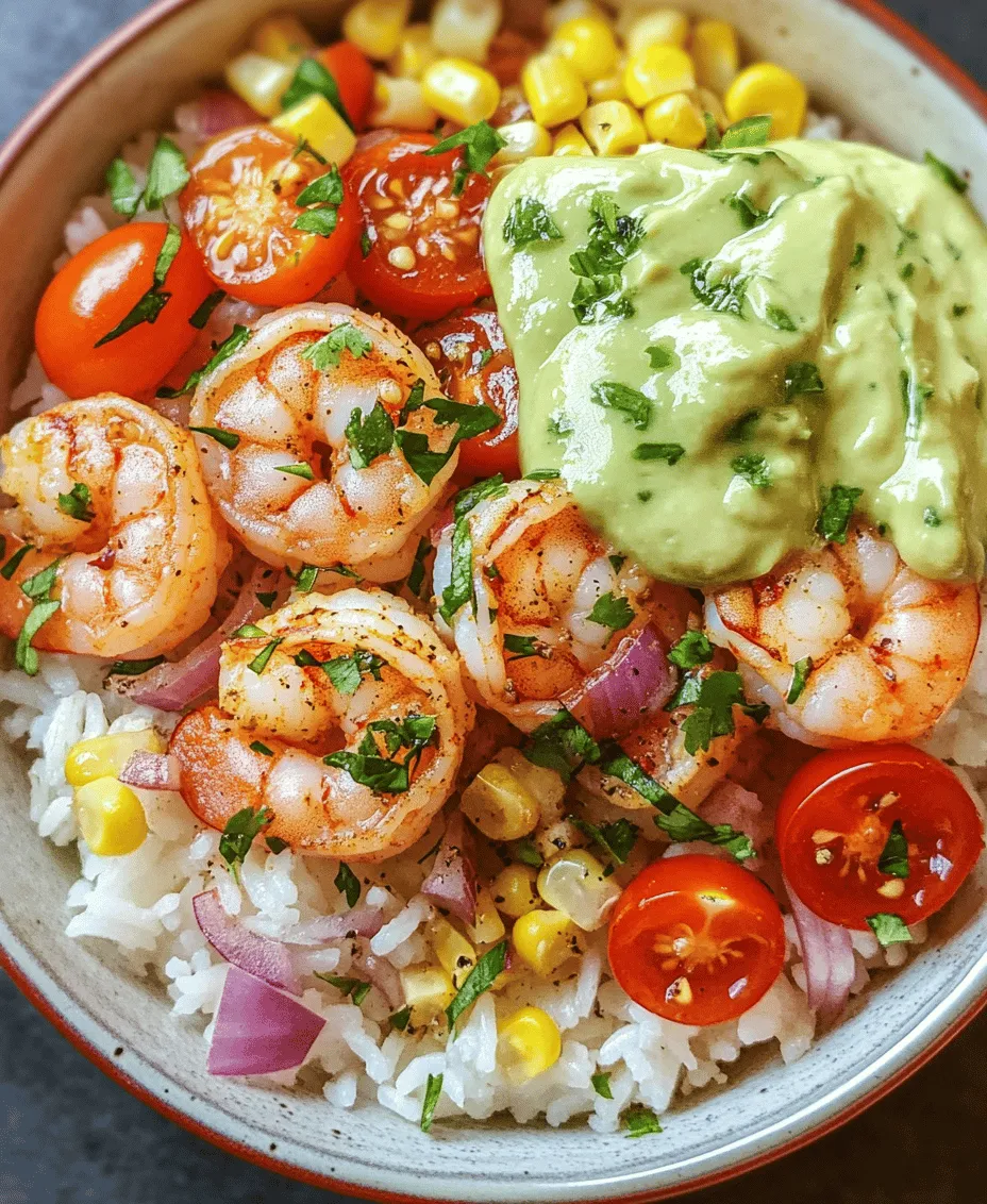In the world of quick and healthy meals, the Shrimp and White Rice Bowl with Avocado Dressing stands out as a delightful option. This recipe marries succulent shrimp with the comforting base of white rice, further enhanced by a creamy avocado dressing that adds a zesty twist to the dish. Perfect for busy weeknights or casual gatherings, this bowl not only satisfies the palate but also provides a wealth of nutrients. The combination of fresh ingredients and vibrant flavors makes this dish a go-to choice for those looking to maintain a healthy lifestyle without sacrificing taste.
