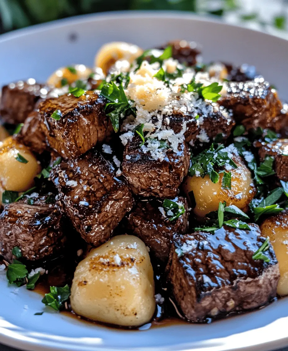 Welcome to a culinary adventure where tender steak meets pillowy gnocchi in a delightful dish that promises to satisfy your taste buds. This recipe for Flavor-Packed Steak Bites and Gnocchi is not just a meal; it’s an experience that will elevate your weeknight dinners or impress your guests during special occasions. The combination of juicy, flavorful steak bites and soft, chewy gnocchi creates a harmonious blend of textures and tastes that will leave everyone asking for more.