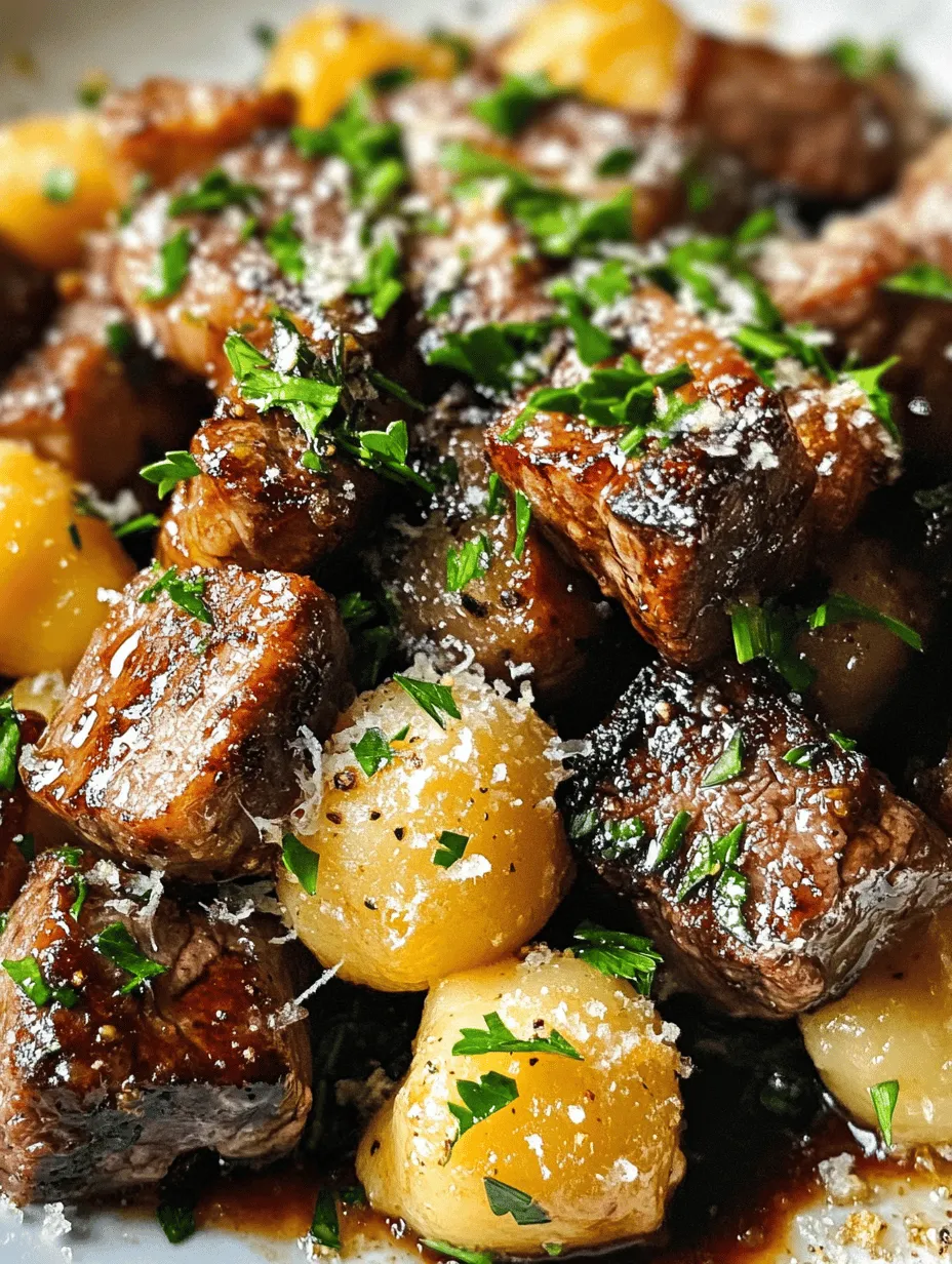 Welcome to a culinary adventure where tender steak meets pillowy gnocchi in a delightful dish that promises to satisfy your taste buds. This recipe for Flavor-Packed Steak Bites and Gnocchi is not just a meal; it’s an experience that will elevate your weeknight dinners or impress your guests during special occasions. The combination of juicy, flavorful steak bites and soft, chewy gnocchi creates a harmonious blend of textures and tastes that will leave everyone asking for more.