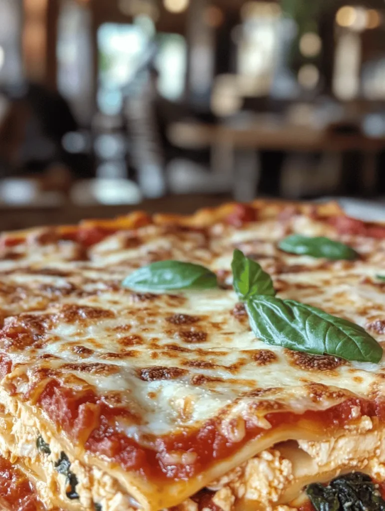 If you're searching for a dish that embodies comfort food at its finest, look no further than Layered Heaven: Baked Chicken Lasagna. This delightful meal brings together tender layers of pasta, savory chicken, rich cheese, and zesty marinara sauce, creating an experience that warms both the heart and the belly. Whether you're planning a cozy family dinner or hosting friends for a weekend gathering, this lasagna is the perfect centerpiece that promises to impress.