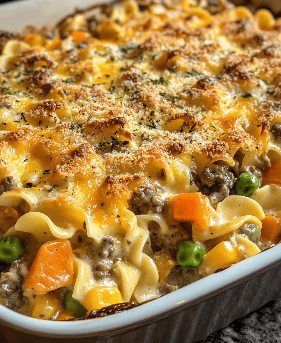 In the realm of comfort food, few dishes evoke the same sense of warmth and satisfaction as a creamy beef noodle casserole. This delightful recipe combines savory flavors with a creamy texture, making it a staple at family dinners and potluck gatherings alike. The allure of this casserole lies not only in its comforting qualities but also in its ability to bring families together around the dinner table, sharing laughter and stories over a hearty meal.
