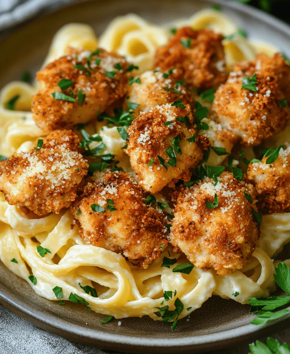 Crispy Parmesan Chicken Bites paired with creamy pasta is a delightful dish that has quickly gained popularity in home kitchens. This recipe offers an irresistible combination of crunchy, flavorful chicken and rich, silky pasta that is sure to please both kids and adults alike. The appeal of this meal lies not only in its delectable taste but also in its versatility—perfect for weeknight dinners, casual gatherings, or even a special occasion when you want to impress your guests with minimal effort.