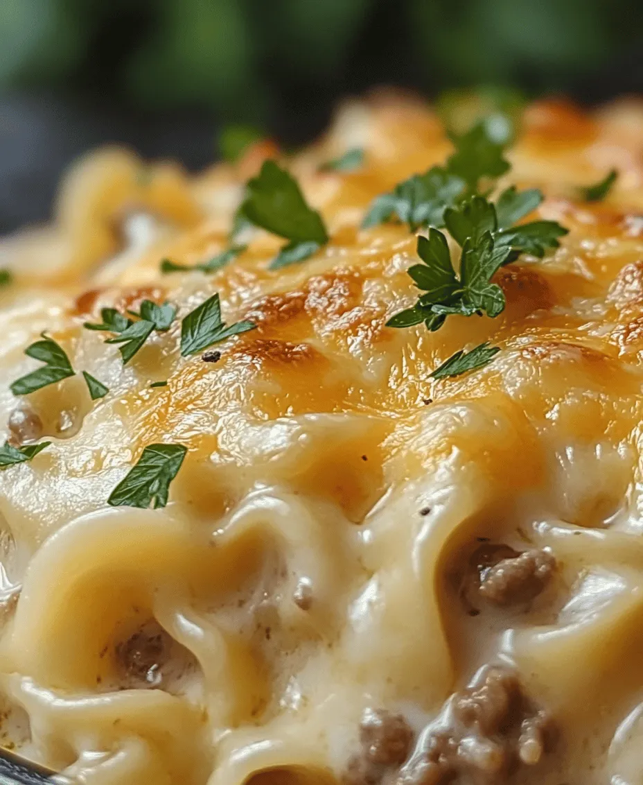 The Sour Cream Noodle Bake is the epitome of comfort food, combining creamy textures with hearty flavors. This dish is perfect for family gatherings or a cozy night at home. It’s a casserole that brings together the rich taste of meat, the tangy goodness of sour cream, and the satisfying texture of egg noodles. The blend of ingredients creates a warm, inviting dish that feels like a warm hug on a cold day. In this article, we will explore the origins of this delightful recipe, its ingredients, a step-by-step cooking guide, and why it has become a staple in many households.