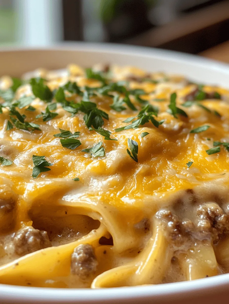 The Sour Cream Noodle Bake is the epitome of comfort food, combining creamy textures with hearty flavors. This dish is perfect for family gatherings or a cozy night at home. It’s a casserole that brings together the rich taste of meat, the tangy goodness of sour cream, and the satisfying texture of egg noodles. The blend of ingredients creates a warm, inviting dish that feels like a warm hug on a cold day. In this article, we will explore the origins of this delightful recipe, its ingredients, a step-by-step cooking guide, and why it has become a staple in many households.