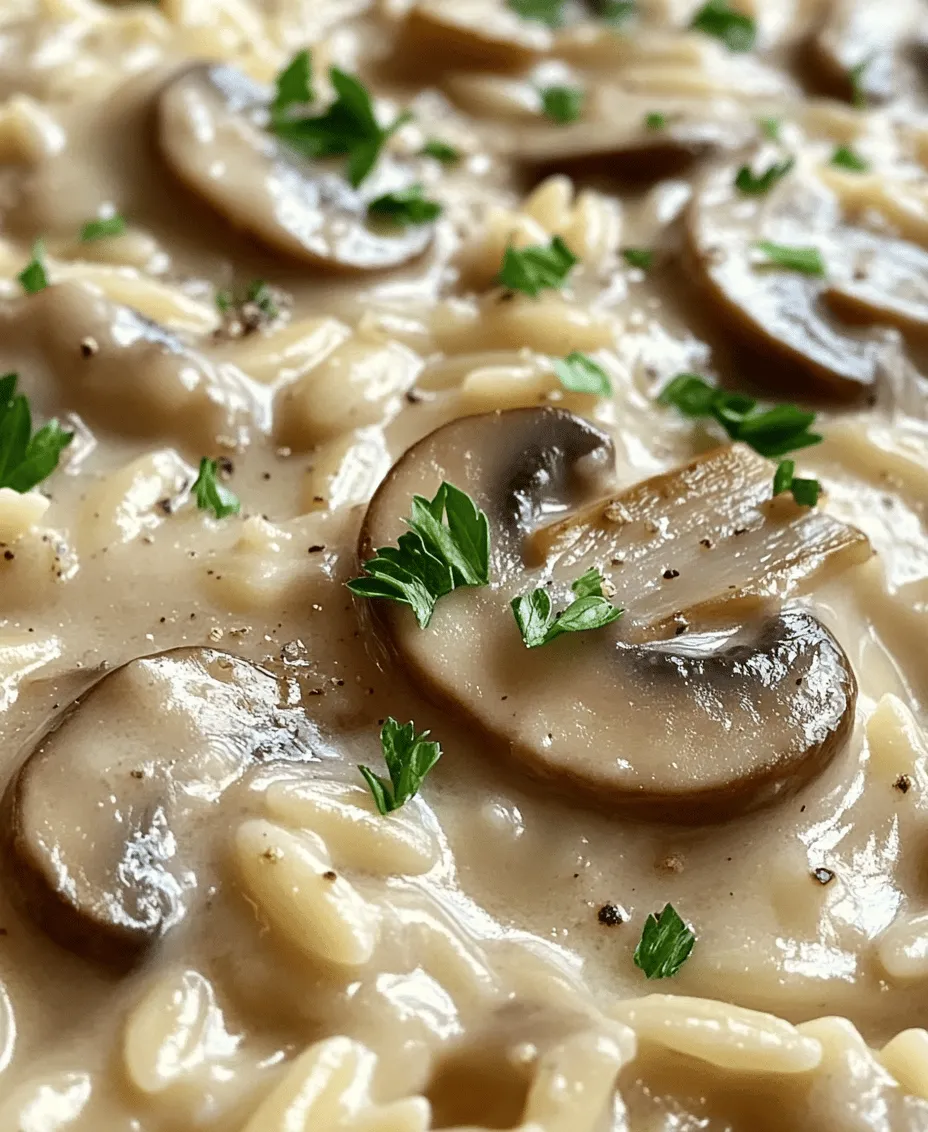 In the world of contemporary cuisine, creamy orzo dishes have emerged as a beloved staple for many home cooks and food enthusiasts alike. The delicate shape of orzo pasta, resembling grains of rice, lends itself beautifully to a variety of flavors and textures. When paired with rich ingredients like earthy mushrooms and a velvety sauce, orzo transcends its simple origins to become a comforting meal that feels both indulgent and nourishing.