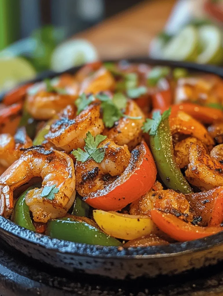 Shrimp fajitas are a vibrant and flavorful dish that has captured the hearts and taste buds of food lovers worldwide. This enticing meal represents a unique blend of textures and tastes, making it an irresistible choice for both casual family dinners and festive gatherings. The sizzlin' sound of shrimp hitting a hot skillet, combined with the colorful array of sautéed vegetables, creates an inviting aroma that is hard to resist.
