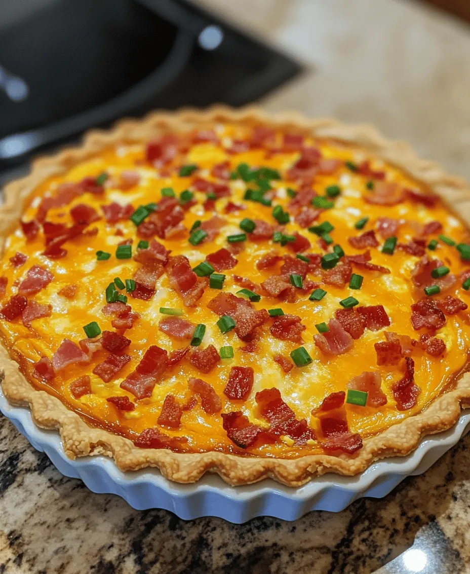 Breakfast quiches have emerged as a culinary favorite for many, regarded as the perfect dish to kickstart your day or even enjoy for lunch or dinner. Their versatility and rich flavors make them a beloved choice for various cuisines, especially in brunch settings where a hearty meal is welcomed. Among the most delightful combinations is the classic duo of eggs and bacon, which creates a savory, satisfying experience that pleases the palate. This Best Egg and Bacon Breakfast Quiche Recipe not only marries these two ingredients into a delectable dish but also showcases the simplicity of using a pre-made pie crust, making it accessible for cooks of all skill levels.