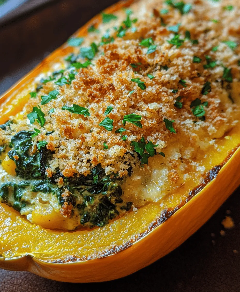 As the chill of autumn settles in, there's nothing quite as comforting as a warm, hearty dish that celebrates the season's bounty. Creamed Spinach Stuffed Butternut Squash is a delightful recipe that does just that. This dish marries the sweetness of roasted butternut squash with the creamy, savory goodness of spinach, making it a perfect centerpiece for any fall meal. Not only does it look stunning on the plate, but it's also packed with nutrients, making it as good for your health as it is for your taste buds.