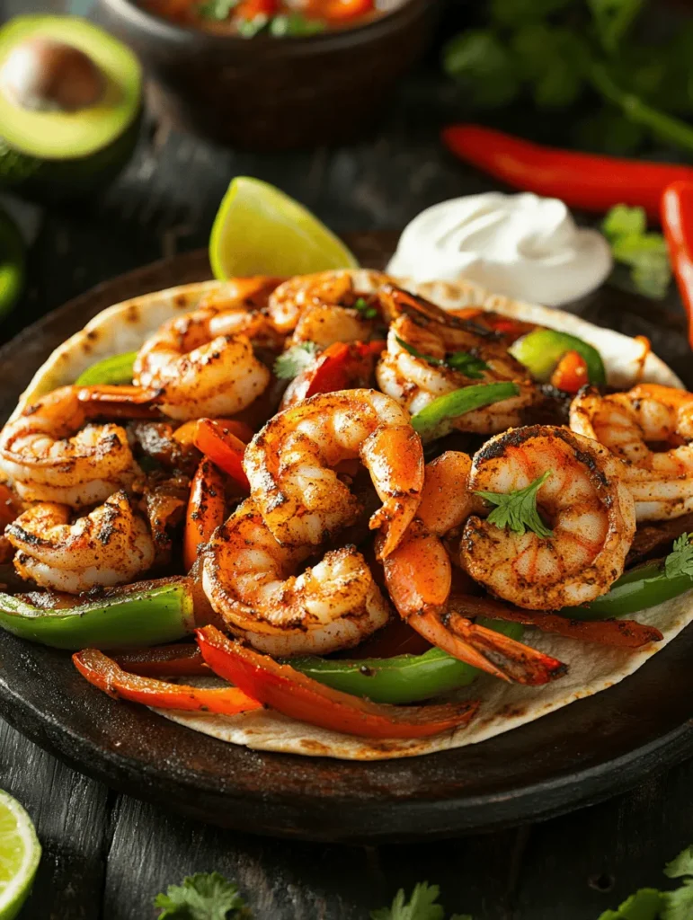 Delve into the world of vibrant flavors and quick cooking with our flavorful shrimp fajitas recipe. This dish is not only a feast for the eyes but also a healthy option that brings together succulent shrimp, colorful bell peppers, and zesty lime in a delightful combination that is perfect for any occasion. Whether you're hosting a casual dinner or looking for a satisfying weeknight meal, these shrimp fajitas are sure to impress. With easy-to-follow steps and accessible ingredients, you'll be able to whip up a restaurant-quality meal right in your kitchen.