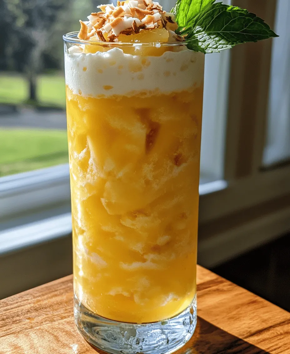 As the sweltering days of summer approach, nothing quite satisfies like a refreshing drink that captures the essence of a tropical paradise. Enter the Pineapple Coconut Italian Soda, a delightful concoction that brings together the sweet, tangy flavor of fresh pineapple and the creamy richness of coconut, all topped off with a fizzy sparkle. This invigorating beverage is perfect for any occasion—whether you’re hosting a sunny backyard barbecue, celebrating a special event, or simply indulging in a moment of self-care.