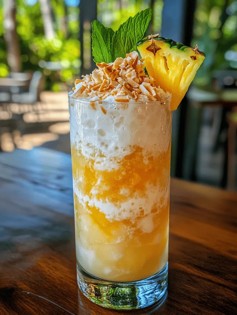As the sweltering days of summer approach, nothing quite satisfies like a refreshing drink that captures the essence of a tropical paradise. Enter the Pineapple Coconut Italian Soda, a delightful concoction that brings together the sweet, tangy flavor of fresh pineapple and the creamy richness of coconut, all topped off with a fizzy sparkle. This invigorating beverage is perfect for any occasion—whether you’re hosting a sunny backyard barbecue, celebrating a special event, or simply indulging in a moment of self-care.