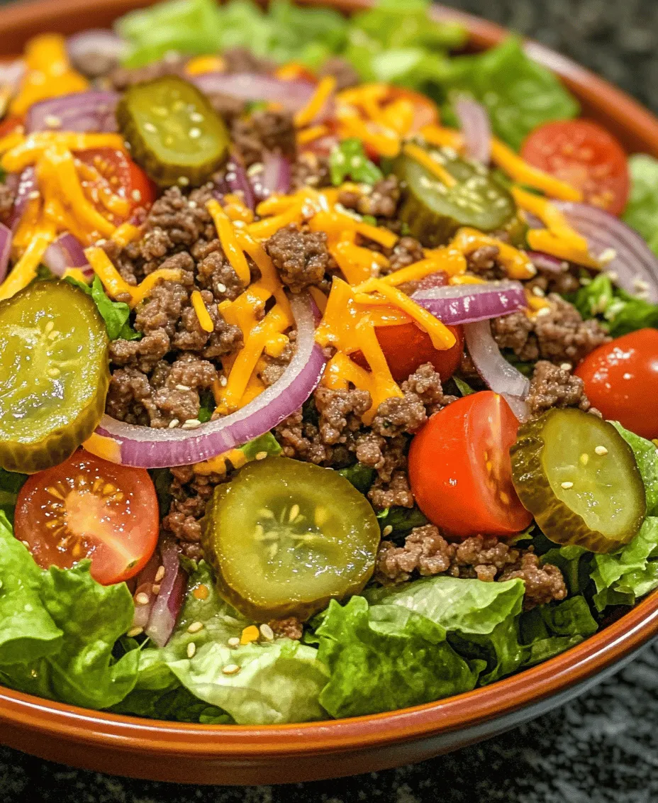 The Big Mac Salad is a delightful and healthier alternative to the iconic Big Mac burger, transforming all the familiar flavors of this classic fast-food favorite into a nutritious salad format. As more people seek to incorporate healthier options into their diets without sacrificing taste, this salad offers a satisfying way to enjoy beloved flavors while keeping calorie counts in check. Whether you're on a weight loss journey or simply looking for a delicious meal that's packed with nutrients, the Big Mac Salad is an excellent choice.